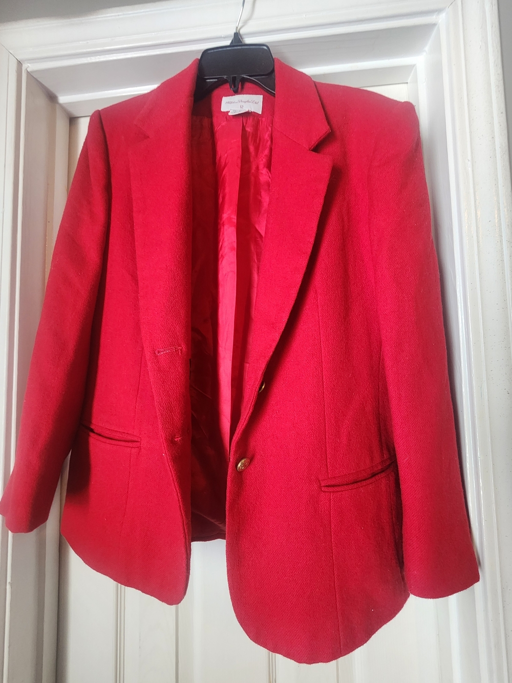 Red Women's Blazer